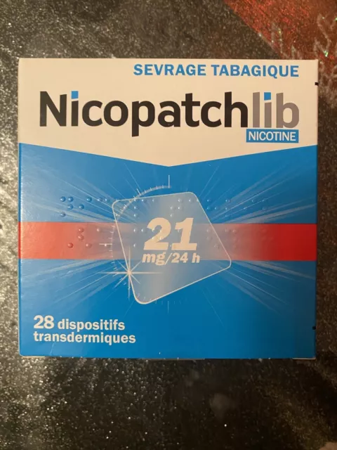 Lot NICOPATCH lib 21 mg  x 28 PATCHS