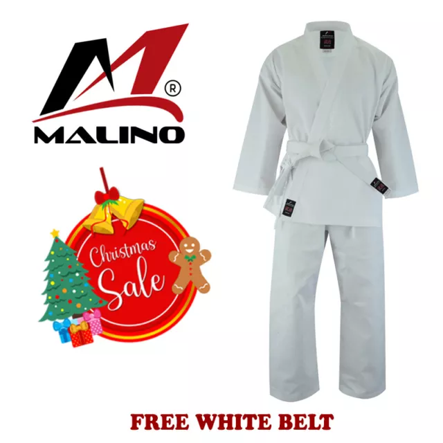 Malino Kids Karate Suit Children Gi Martial Arts Uniform **Free Belt+ All Sizes*