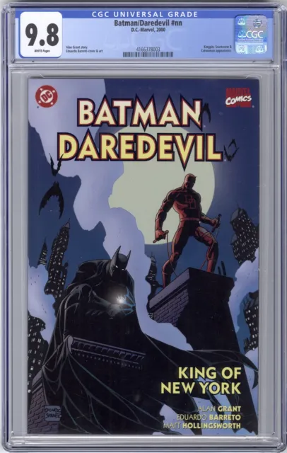 Batman/Daredevil #nn CGC 9.8 HIGH GRADE Marvel/DC Comic KEY Crossover Issue