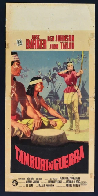Affiche Tambours De Guerre War Drums Barker Lex Koch Winnetou Western L07