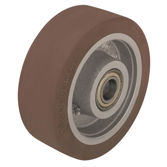 GRAINGER APPROVED GB 128/20K-BB0.5 PUR Tread on Iron Core Wheel
