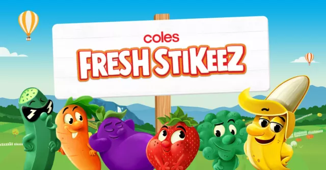 🍅🍌🍏 Coles Fresh Stikeez - Series 1 & 2 - Pick Your Own Stikeez! 🍅🍌🍏