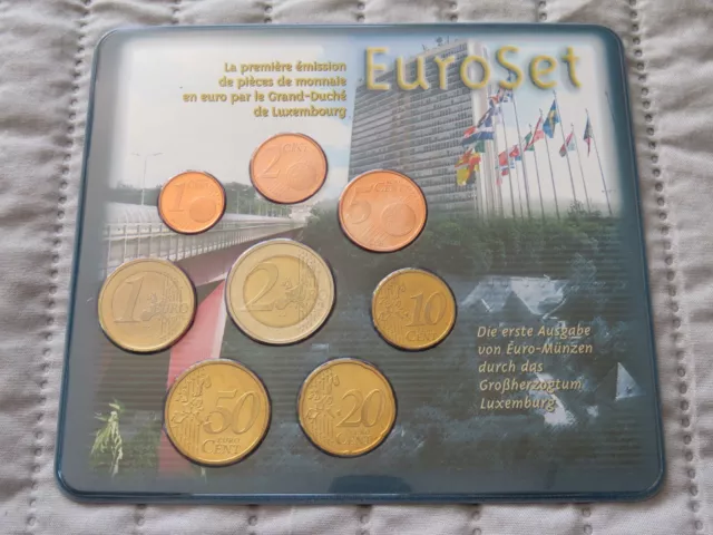 Luxembourg / Euroset 2002 / 8 Pieces Officielles