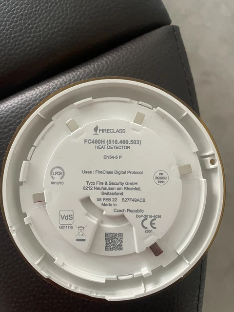10 X Rilevatore Di Calore Indirizzabile Analogico Fireclass Fc460H - 516.460.503