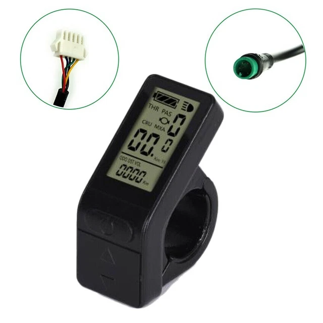 VINGVO Kit Affichage LCD Vélo Électrique 24V 36V 48V 60V - Sport