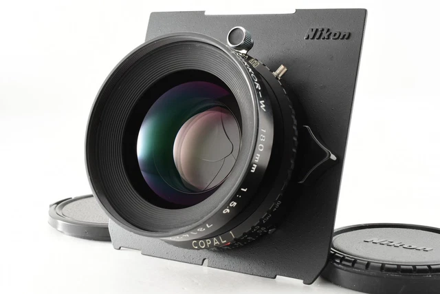 MINT] NIKON NIKKOR W 180mm f5.6 Copal 1 Large Format Lens From