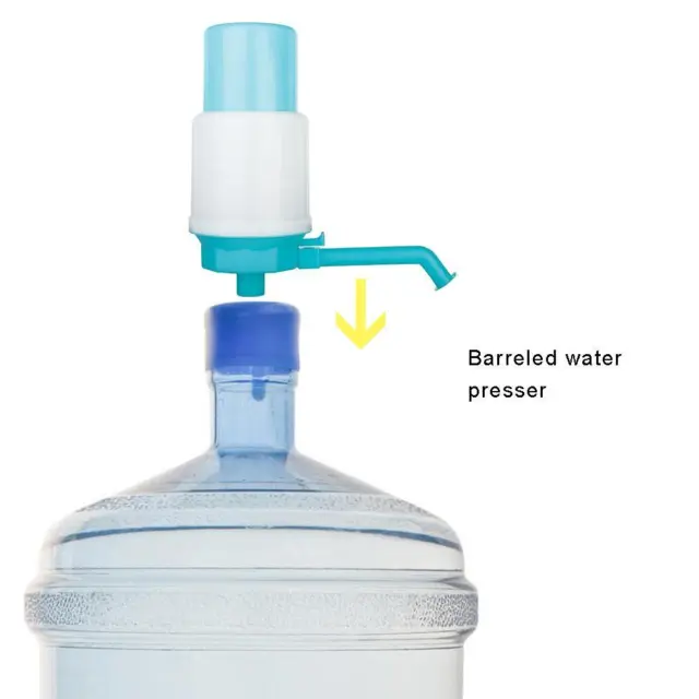Pompa manuale per bottiglie erogatore manuale acqua pressurizzata utensile da cucina (B) -it