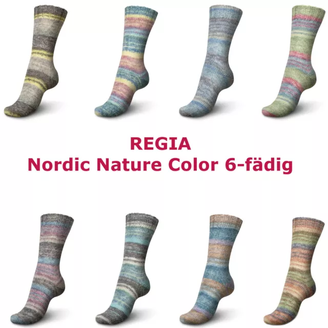 150g (56,67€/kg) Schachenmayr REGIA Nordic Nature 6-fädig Sockenwolle