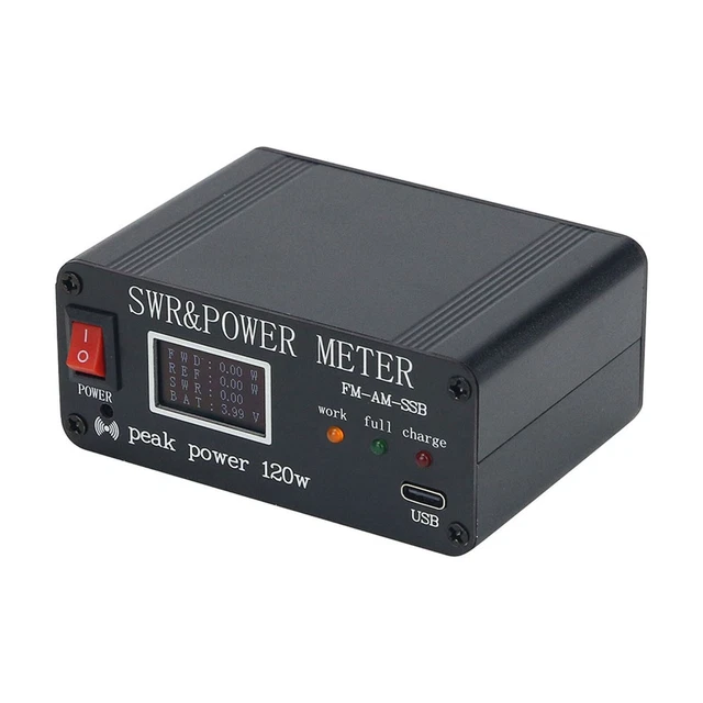 Misuratore SWR RF Standing Wave SWR e Power Meter per 18 MHz 50 MHz 05W 120W