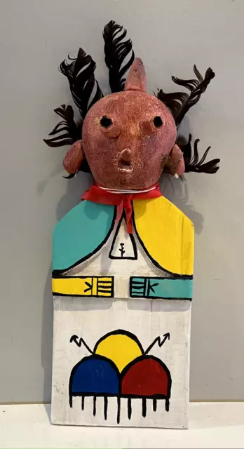 Hopi Mudhead Flat Kachina