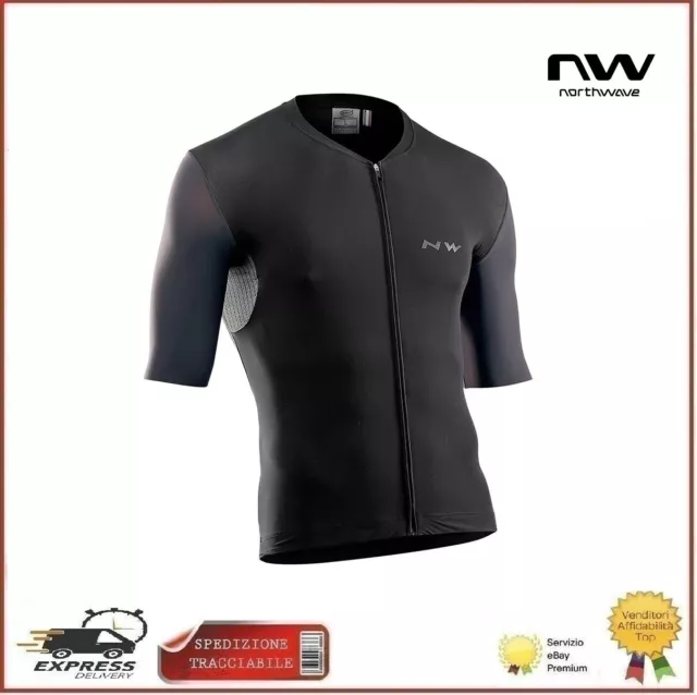 Maglia Northwave Bici Ciclismo Mtb Extreme Manica Corta Nero Grigio Traspirante