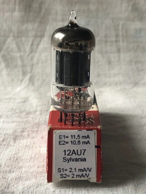 Tube Audio 12AU7 / ECC82 SYLVANIA – Valve Vacuum Tube – TESTÉ FORT – Occasion