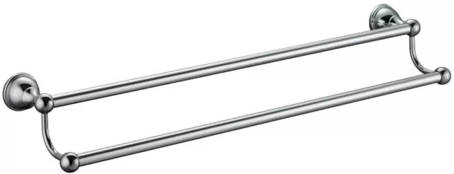 Glacier Bay Mandouri 24 in. Double Towel Bar in Chrome 262A-1301