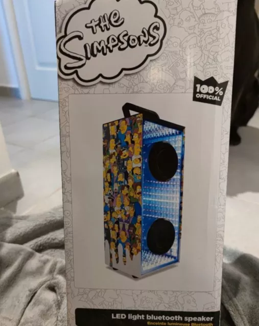 Enceinte bluetooth simpson lumineuse batterie rechargeable