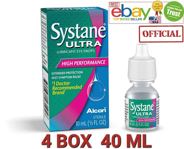 Systane Ultra 40 ml collirio lubrificante UFFICIALE USA exp.2025 sollievo occhi rossi secchi