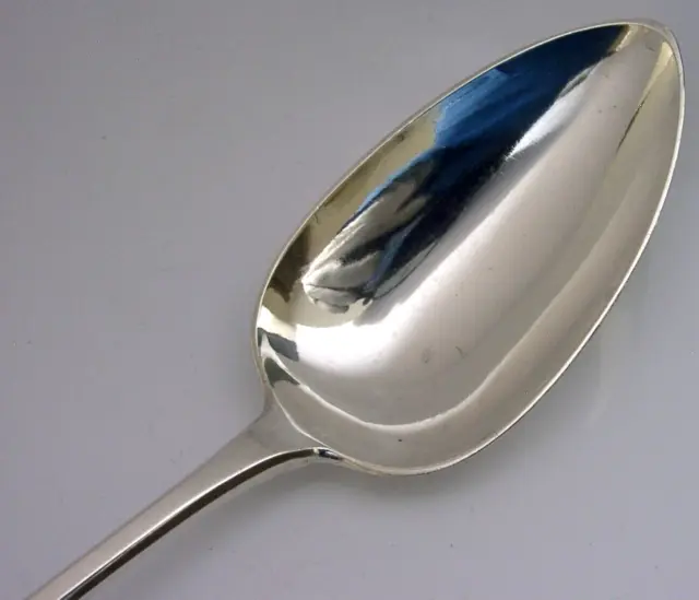 ENGLISH GEORGIAN SOLID STERLING SILVER BASTING SPOON 1807 ANTIQUE 120g