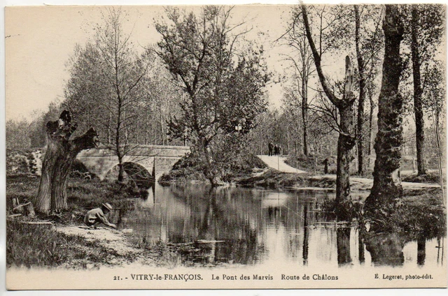 VITRY LE FRANCOIS - Marne - CPA 51 - le pont des Marvis