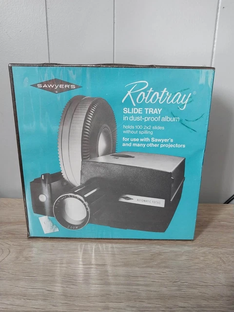 PROYECTOR ROTATORIO Sawyer's Bandeja 100 2x2, #6214 ¡NUEVO/SELLADO!