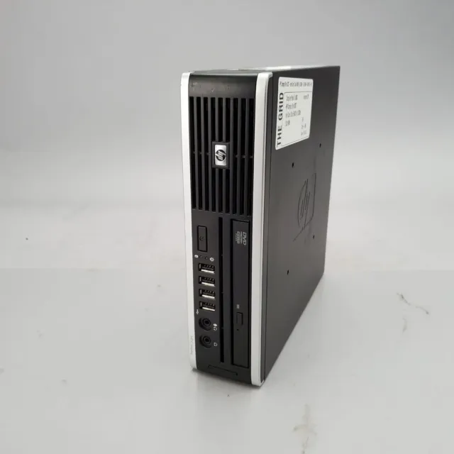 HP Compaq 8000 Elite Ultra-Slim Desktop Intel Core 2 Duo E8400 2GB RAM No HDD