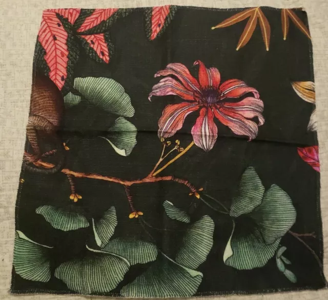 Chivasso FANTASTIC  MADAGASCAR Rayon/linen Fabric 15.5" Square