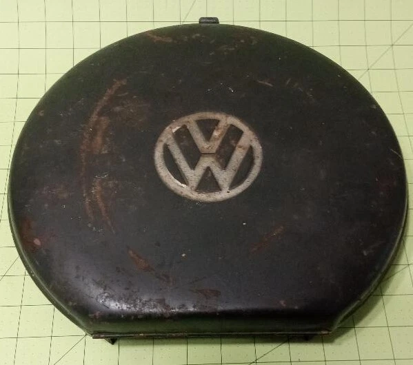 VINTAGE VOLKSWAGEN VW Hazet Round Box Spare Tire Tool Kit Bus Bug