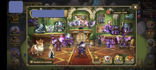 Compte Summoners War EU - LD Laima Dorothy Nyx - Android/PC