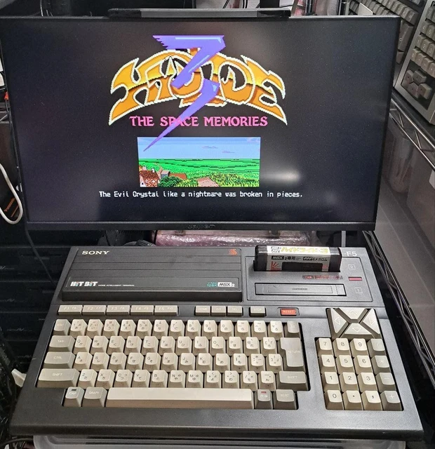 SONY HB-F5 MSX2 Hit Bit Home Computer Vintage Japan Tested