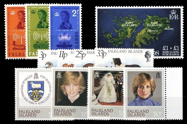 1962, Falkland, 138-40 u.a., ** - 1749225