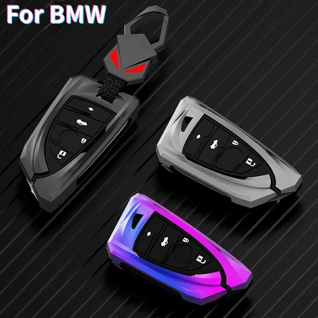 Zinc Alloy Silicone Car Key Cover Case Shell For BMW 1 2 3 5 7 Series X1 X3 X5