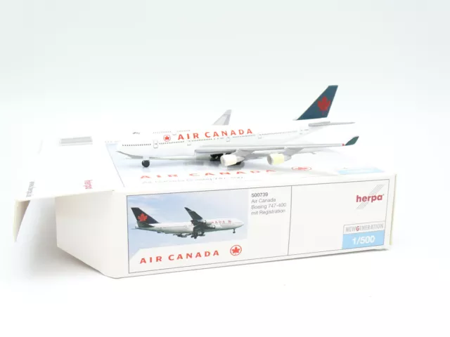 Herpa Aircraft Airlines 1/500 - Boeing 747 400 Air Canada