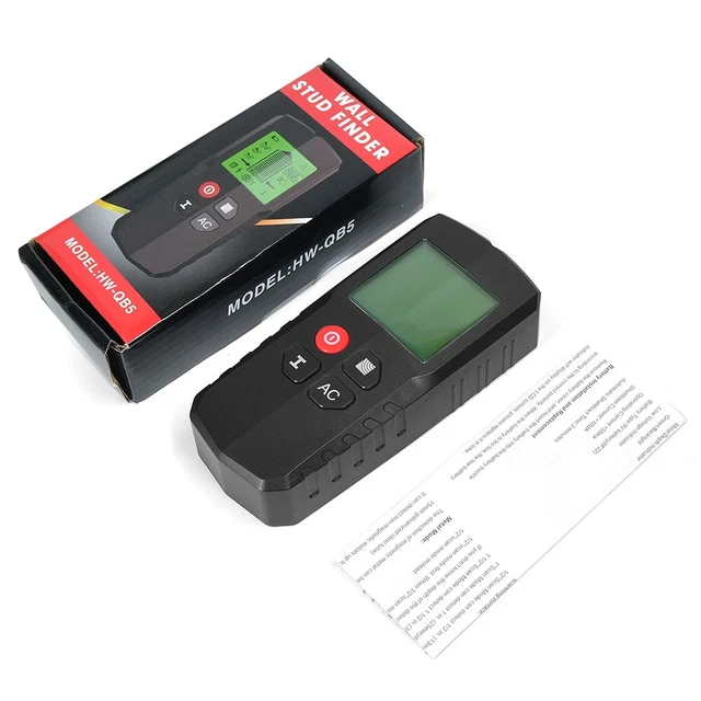 STUD WALL Scanner Detector 5 in 1 Electronic Wall Wood Metal Stud