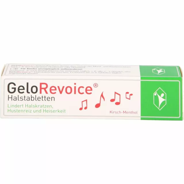 Gelorevoice Tabletas de Garganta Kirsch-Menthol Lut Tab. 20 Pieza PZN01712470