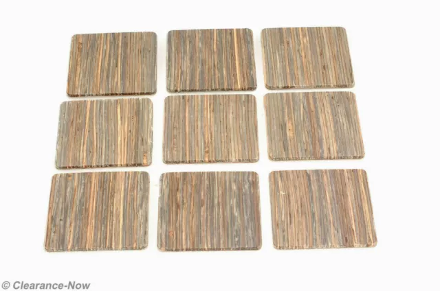 TorZo Sample Pieces 9 ct Striata Surface Ash Coasters Craft Home Projects 3090
