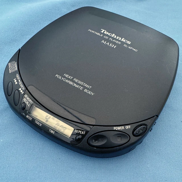 TECHNICS SL-XP140 PORTABLE CD Player Mash Personal Audio Made In Japan ...