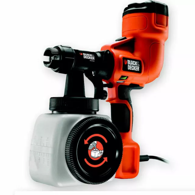 Pistola a Spruzzo Hvlp200 Compatta BLACK+DECKER per muri interni esterni