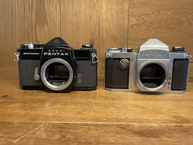 Grand appareil photo argentique Pentax 50 mm Asahiflex