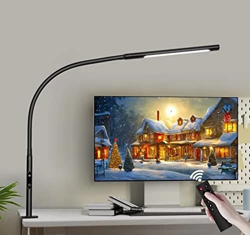 EYOCEAN Lampada da Scrivania, LED Lampada da Scrivania 1000lm con Collo di Cigno