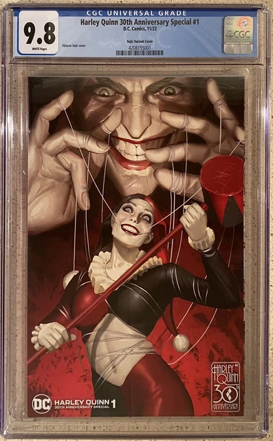 HARLEY QUINN 30th ANNIVERSARY SPECIAL #1 (2022) CGC 9.8 Variant Sejic Cover