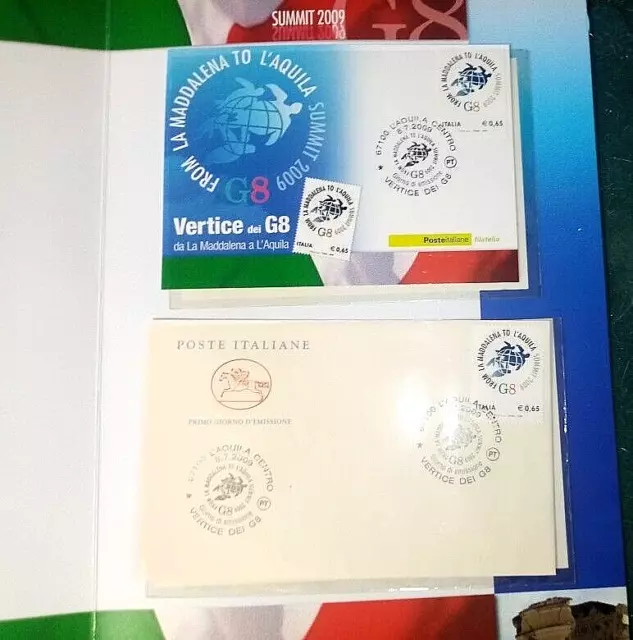 Folder Repubblica Vertice G8 2009 Completo 3