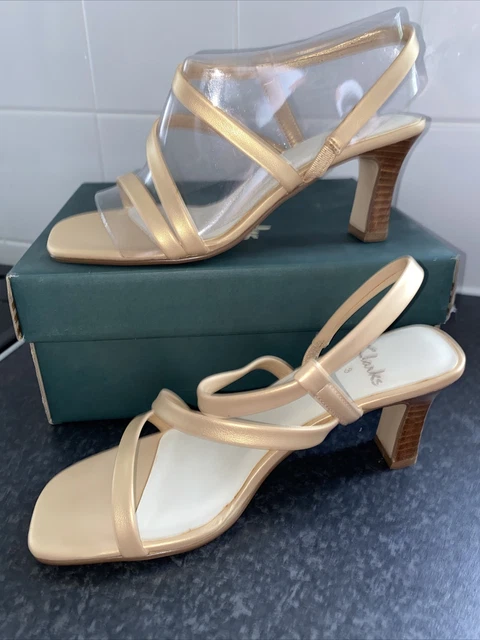 Clarks strappy heels 2025