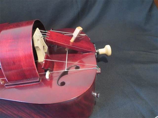 Fabriqué à la main 6 cordes 24 touches viraille, œil d'oiseau bois d'érable hurdy-viraille #4 4