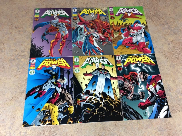 Will To Power #1,2,3,4,5,6 Lot Of 6 Nm 1994 Dark Horse