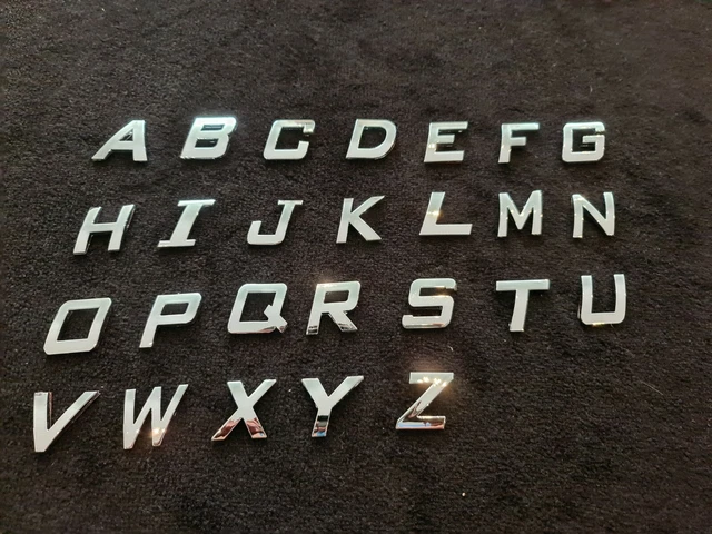 3d Buchstaben Selbstklebend Auto