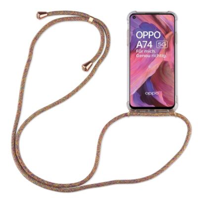 Gigaset Coque Avec Handykette Pour Gigaset GS270 Plus Sac D'Épaule Ruban Gris Foncé 