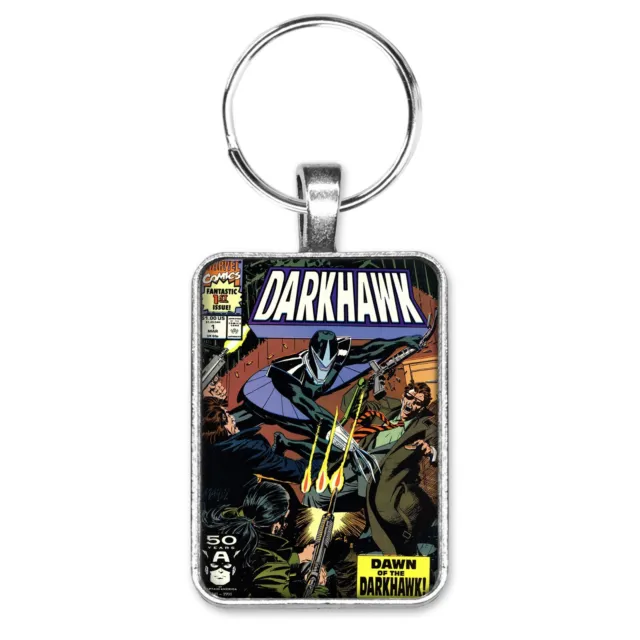 Darkhawk #1 Cover Key Ring or Necklace First Appearance Comic Book Jewelry