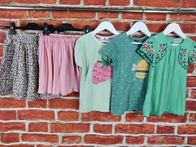 Girls Bundle Age 5-6 Years Next M&S H&M Skirt Top T-Shirt Summer Pretty 116Cm