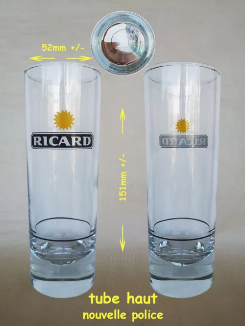 RICARD : Les 3 verres tube avec ou sans logo carré collection LA PROVENCE  DES IMPRESSIONNISTES  - RICARD : le blog de nesstri
