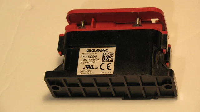 Sensata Gigavac 1000VDC Industrial Contactor Relay Coil 50A P115 P115CDA