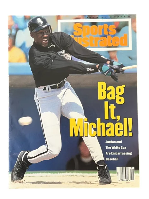 March 1994 Sports Illustrated Michael Jordan Baseball Bag It Newsstand No Label