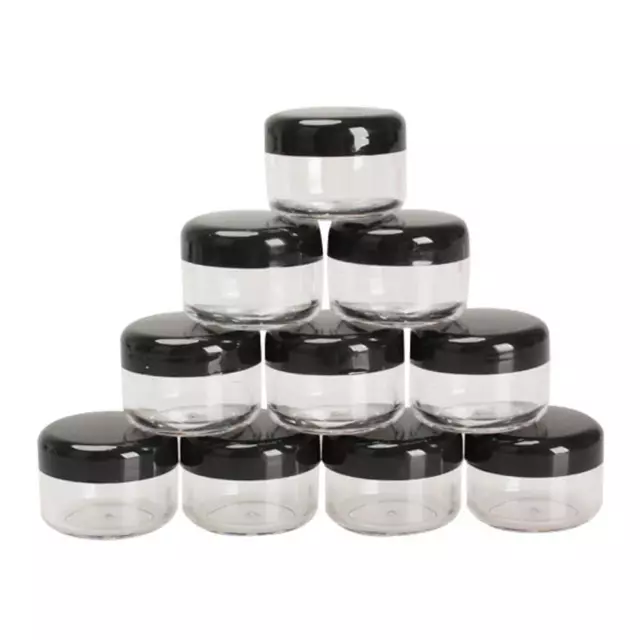 10PCS Cosmetic Empty Jar 5g/ml Sample Bottles Eyeshadow Cream Lip Balm Container
